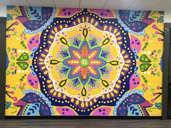 Kaleidoscope Mural by Katie Thompson
