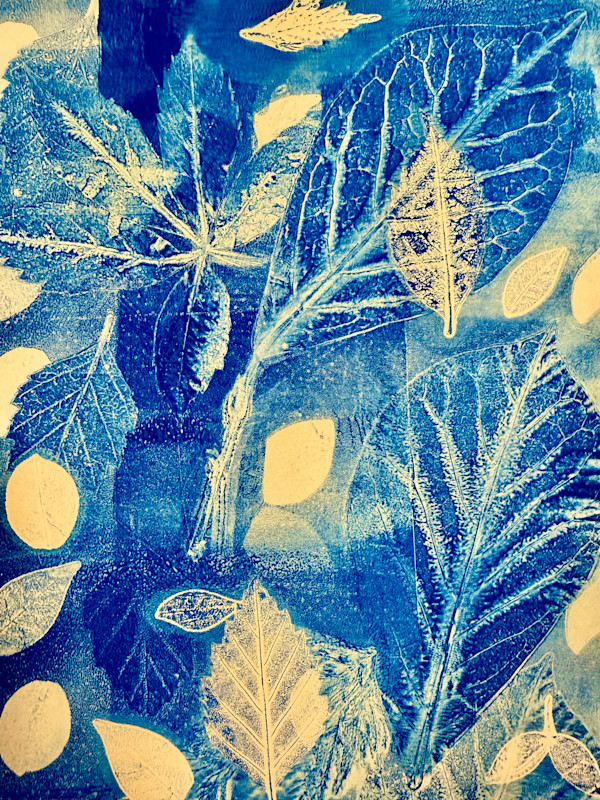 Indigo Leaves A Memory by Katie Thompson