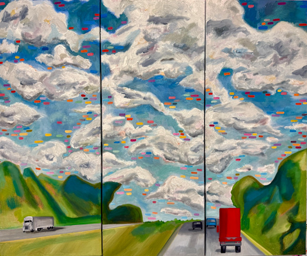 Cloud Choir over I-10 by Katie Thompson