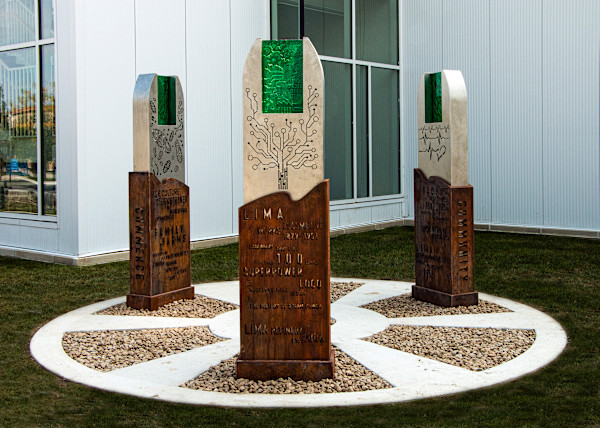 Cornerstones (Rhodes State College - Borra Center for Health Sciences) by Irina Koukhanova