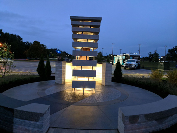 Homage to America's First Responders Memorial (Tri-C - Crile Fire Training Center) by Dale Johnson