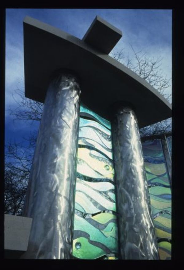 Light Rapids (MU - Levey Science Building - Middletown) by Beverly Precious