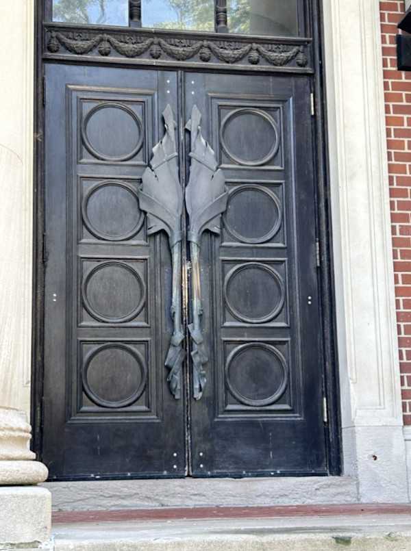 Alumni Hall Door Handles (MU - Alumni Hall) by Albert Paley