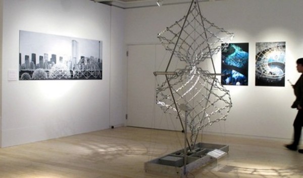 Expanding Helicoid (University of Akron - Inventor's Hall of Fame) by Chuck Hoberman
