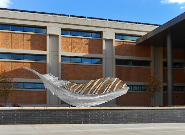 The Arrival (KSU - Integrated Sciences Building) by Sally Rogers