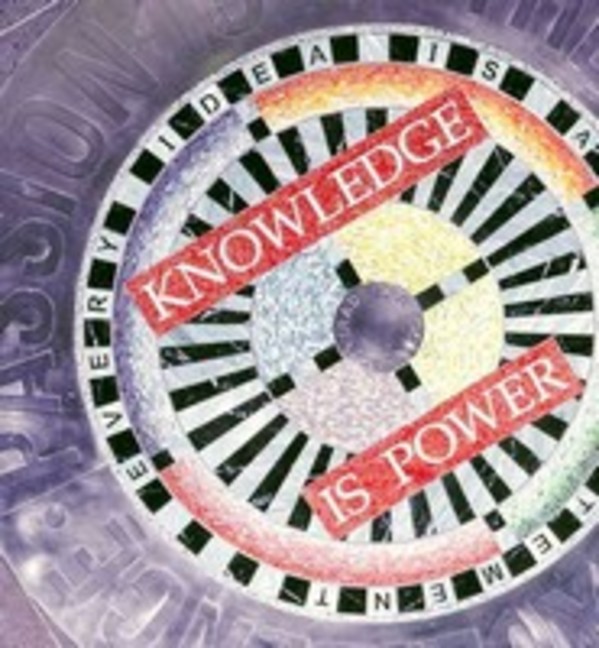 Floor Medallion (OSU - Fisher College of Business) by Barbara Kruger