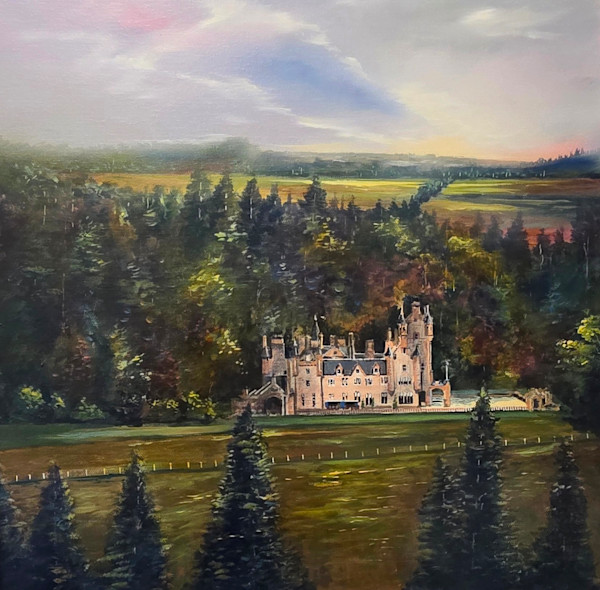 Ardross Castle Banks of the River Alness by Douglas Roulston