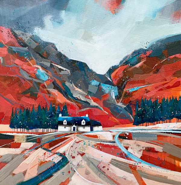 Croft and Firs, Highlands by Dionne Sievewright