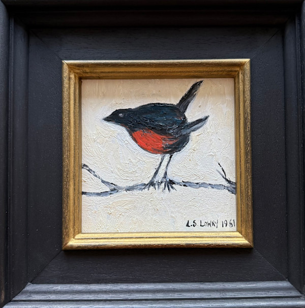 Bird Looking at Something after LS Lowry by David Henty