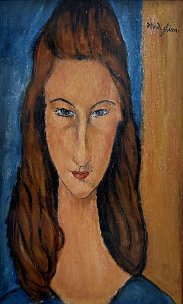 'Jeanne' After Modigliani by David Henty