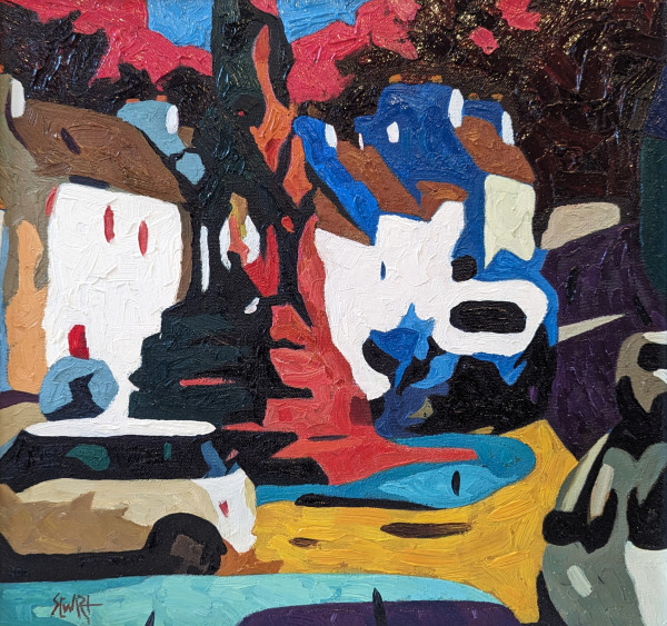 The Fountain, Dunkeld by Lee Stewart