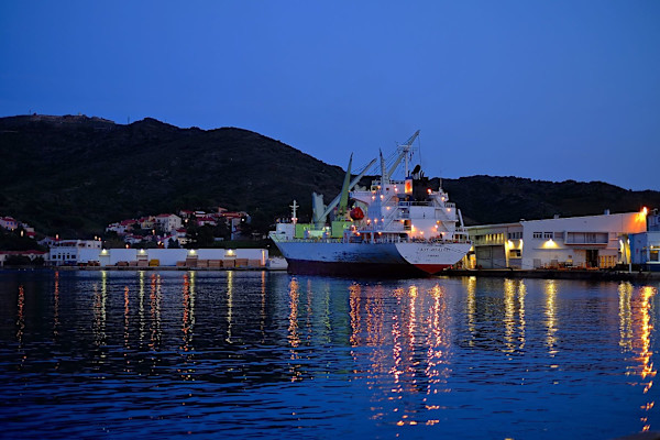 Twilight, Port Vendres by Sandie Smith