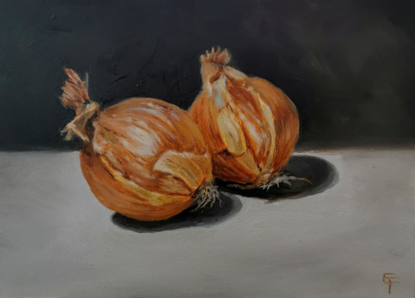 Brown Onions by Elaine Fraser