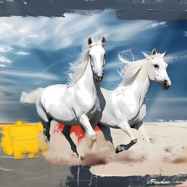 Ride a White Horse by Israel Pinchas