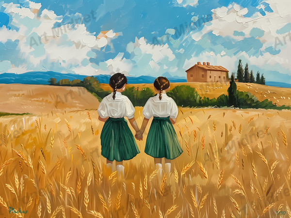 Childhood in Tuscany by Israel Pinchas