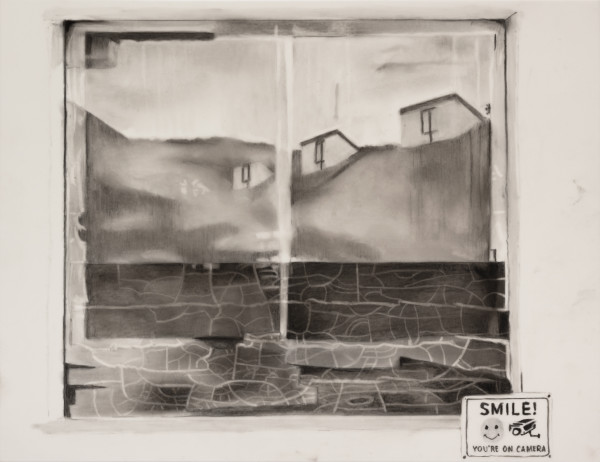 Untitled window series 4 (sketch) by Erin Fostel, Image 1.
