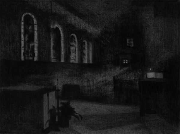 Night Series, church by Erin Fostel, Image 1.
