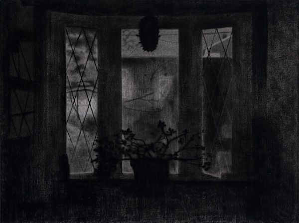 Night Series, kitchen window by Erin Fostel, Image 1.