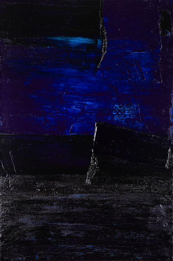 Black with Blue no. 19101 by Klara Gunnlaugsdottir