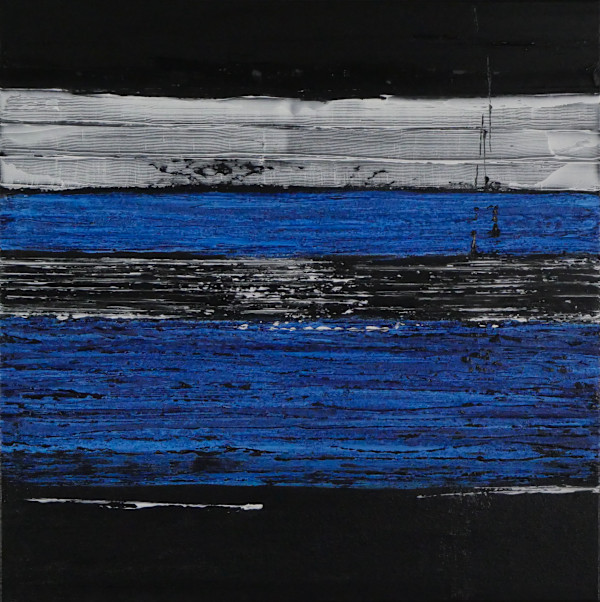 Black and White with Prussian Blue no. 2143 by Klara Gunnlaugsdottir, Image 1.