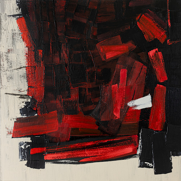 Red in Black no. 2245 by Klara Gunnlaugsdottir