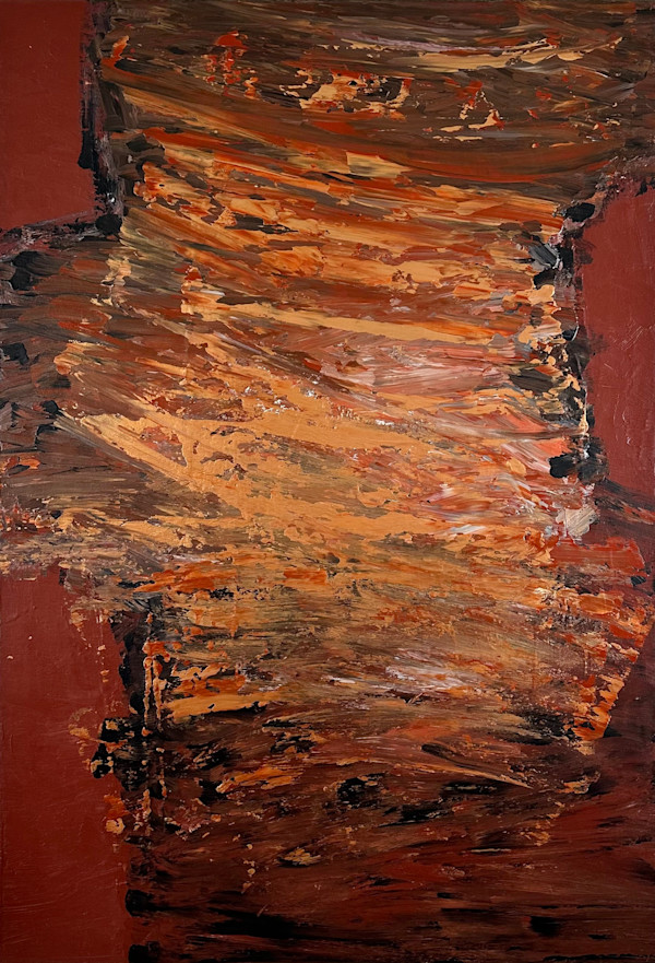 Fiery Strata no. 2401 by Klara Gunnlaugsdottir