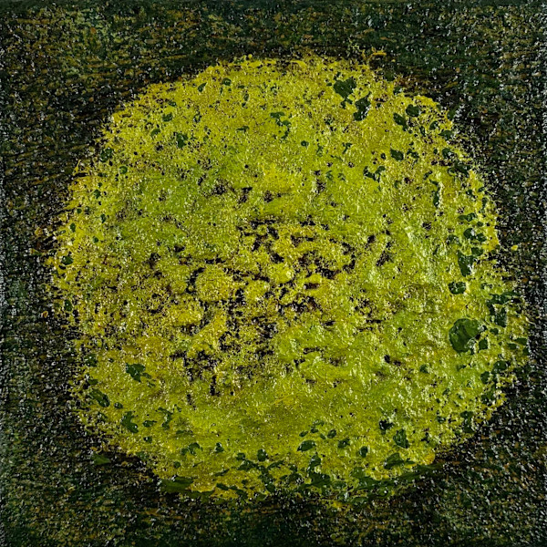 Round Mossy Art no. 2532 by Klara Gunnlaugsdottir