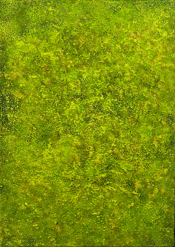 Green Moss Art no. 2553 by Klara Gunnlaugsdottir