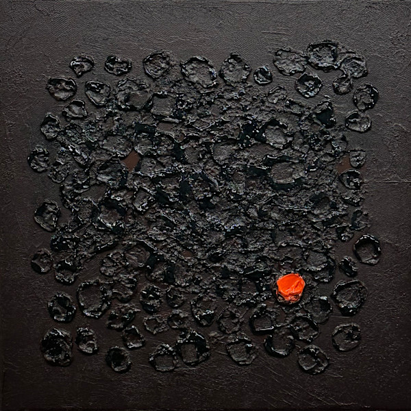 Blazing Against Darkness no. 2561 by Klara Gunnlaugsdottir