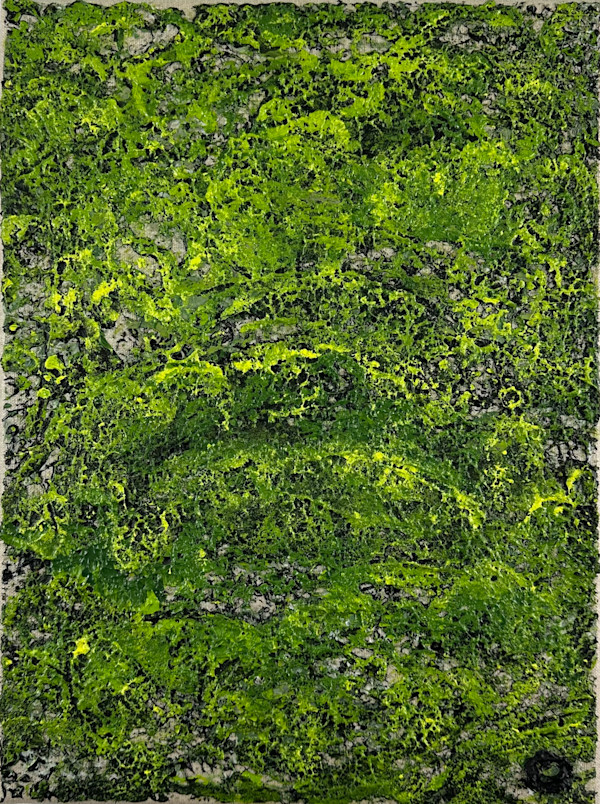Green Moss Art no. 2534 by Klara Gunnlaugsdottir