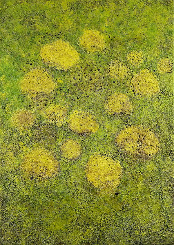 Round Mossy Art no. 2538 by Klara Gunnlaugsdottir