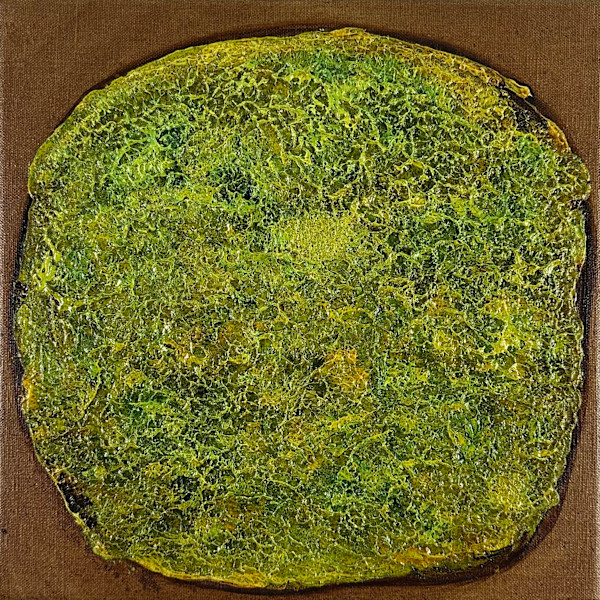 Round Mossy Art no. 2539 by Klara Gunnlaugsdottir