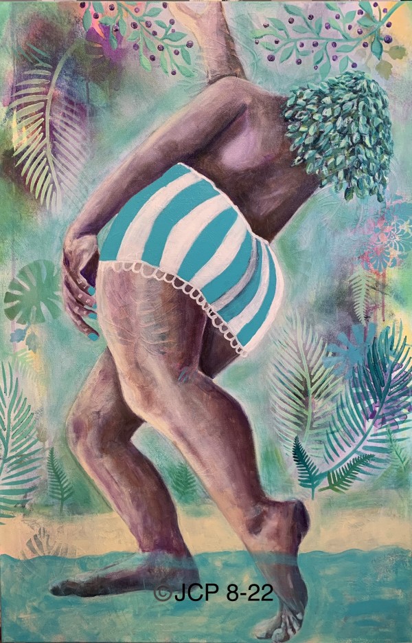 Mya, the Tropical Beauty Reaches For the Harvest by Jennifer C.  Pierstorff