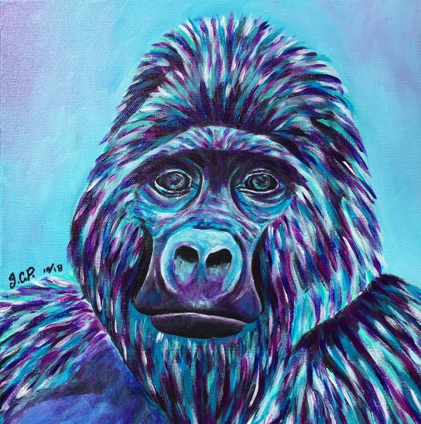 The Gorilla dressed in purple by Jennifer C.  Pierstorff