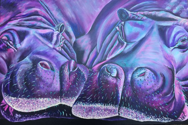 Snuggly Hippos by Jennifer C.  Pierstorff
