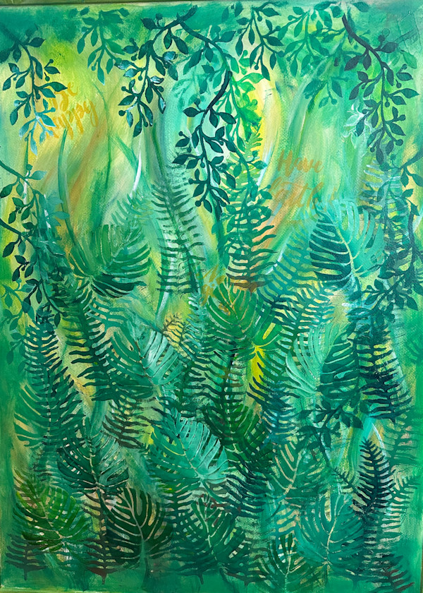 Fern Forest Greenery by Jennifer C.  Pierstorff