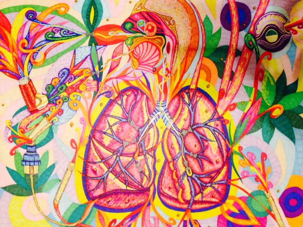 Lungs on fire by Jennifer C.  Pierstorff