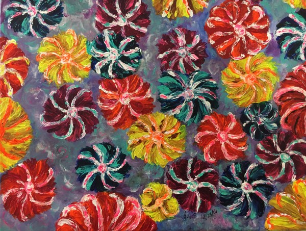 Vibrant flowers by Jennifer C.  Pierstorff