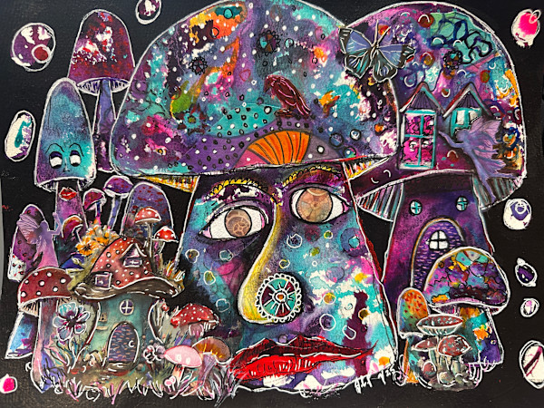 Magical Mushroom Air Bnb. by Jennifer C.  Pierstorff