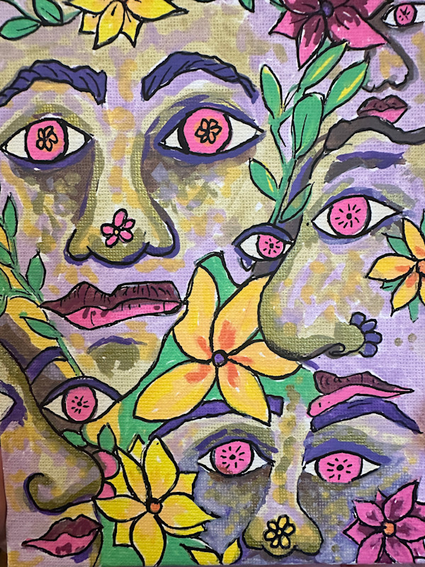 She Sees Her Beautiful Growth in Every Direction by Jennifer C.  Pierstorff