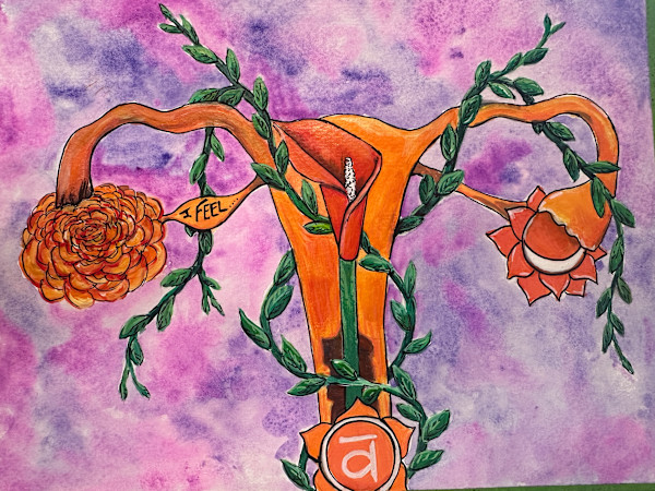 Sacral chakra by Jennifer C.  Pierstorff