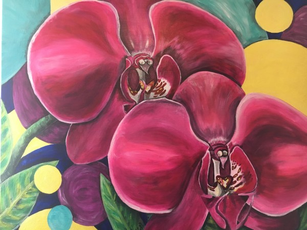 Magenta Orchid by Jennifer C.  Pierstorff