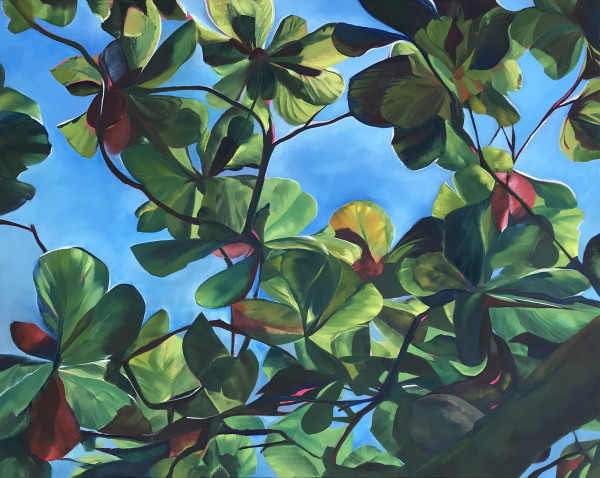 Hawaii Leaf Tangle by Jan Elbert