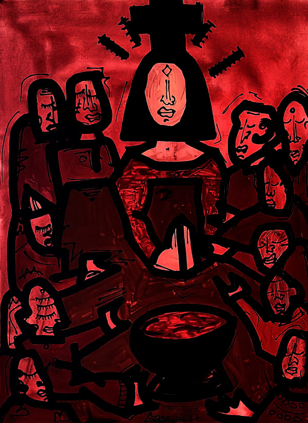 SACRED GATHERING by Gavalav'