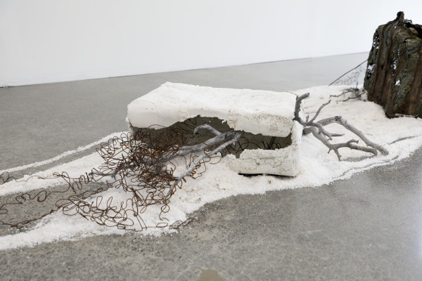 Too Much to Carry (Installation) by Mary Coss