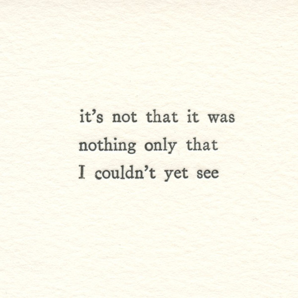 Untitled (it’s not that it was nothing only that I couldn’t yet see) by Alyson Provax, Image 1.