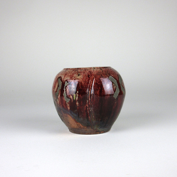 Raku Vase small by Anker West
