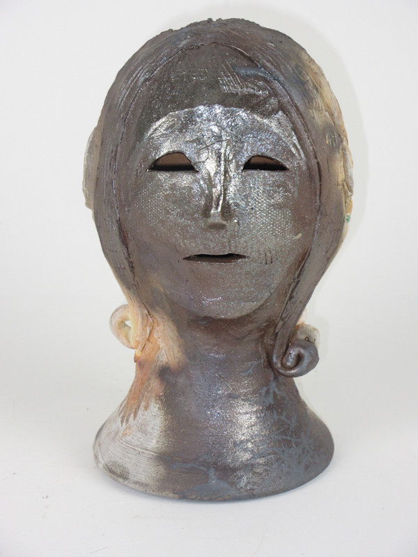 Raku head 4 by Anker West