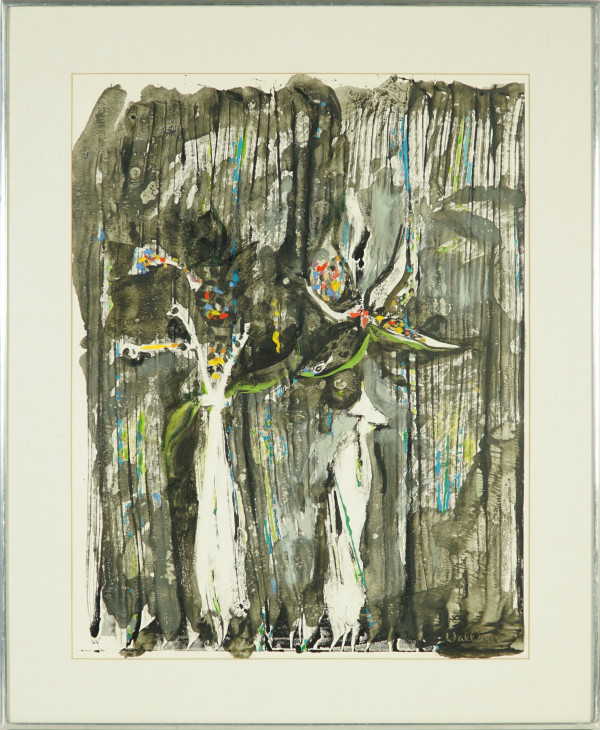 Rainy Window Flowers by Beverly Hallam