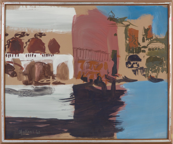 Venetian Gondola by Beverly Hallam